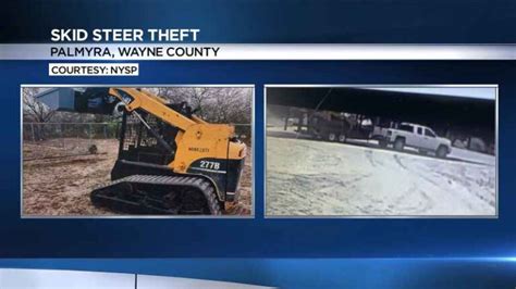 new york state police skid steer|bobcat skid steer stolen.